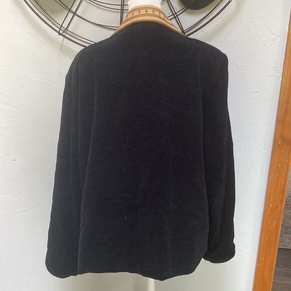 Analogy Boho Retro Embroidered Jacket Size Large - Picture 5 of 10